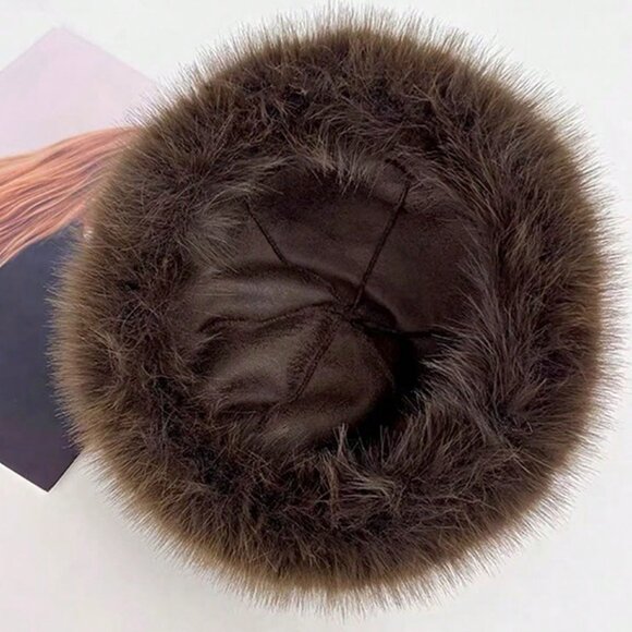 Multicolor Casual Women's Warm Knitted Leopard Hat - Picture 3 of 5